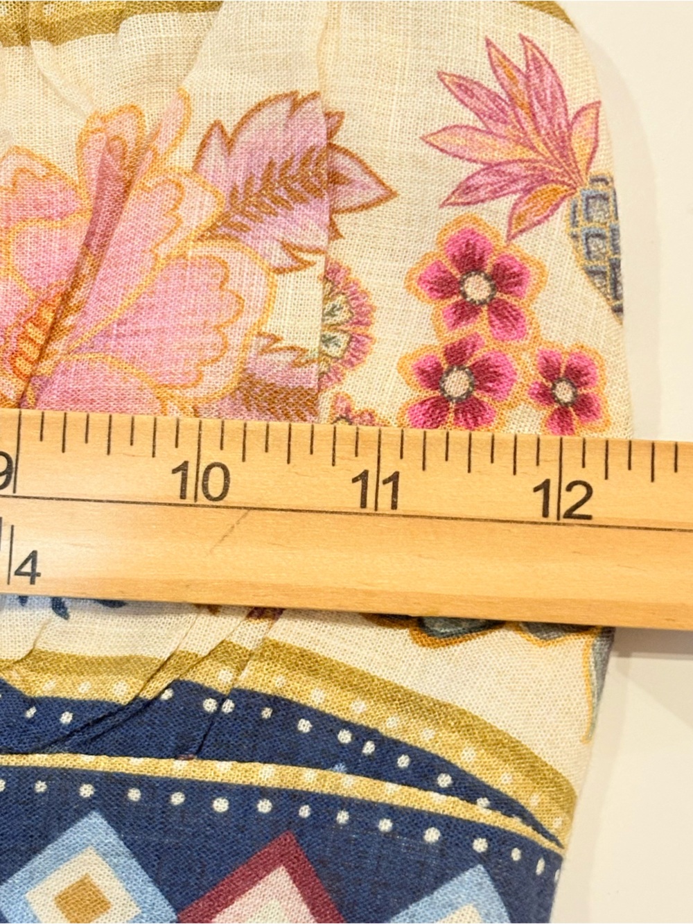 FARM Rio Pink Floral Maxi Skirt with Navy Border - Picture 9 of 13